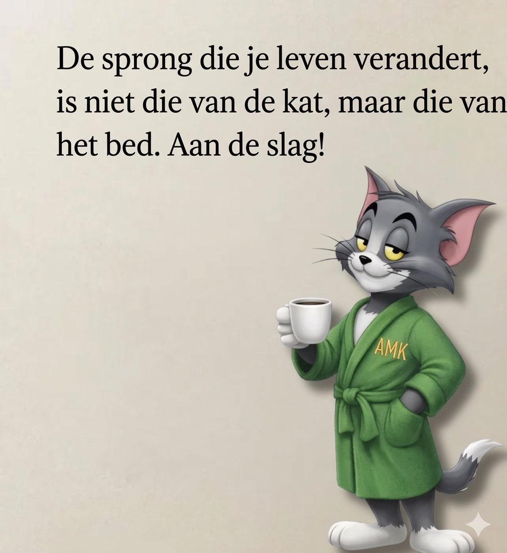 Amk_Claudio's tweet photo. Goedemorgen, het weekend is voorbij, dus spring uit bed en ga aan het werk. Een fijne, gezegende week gewenst ☕🙋 https://t.co/fXlTggGDxv