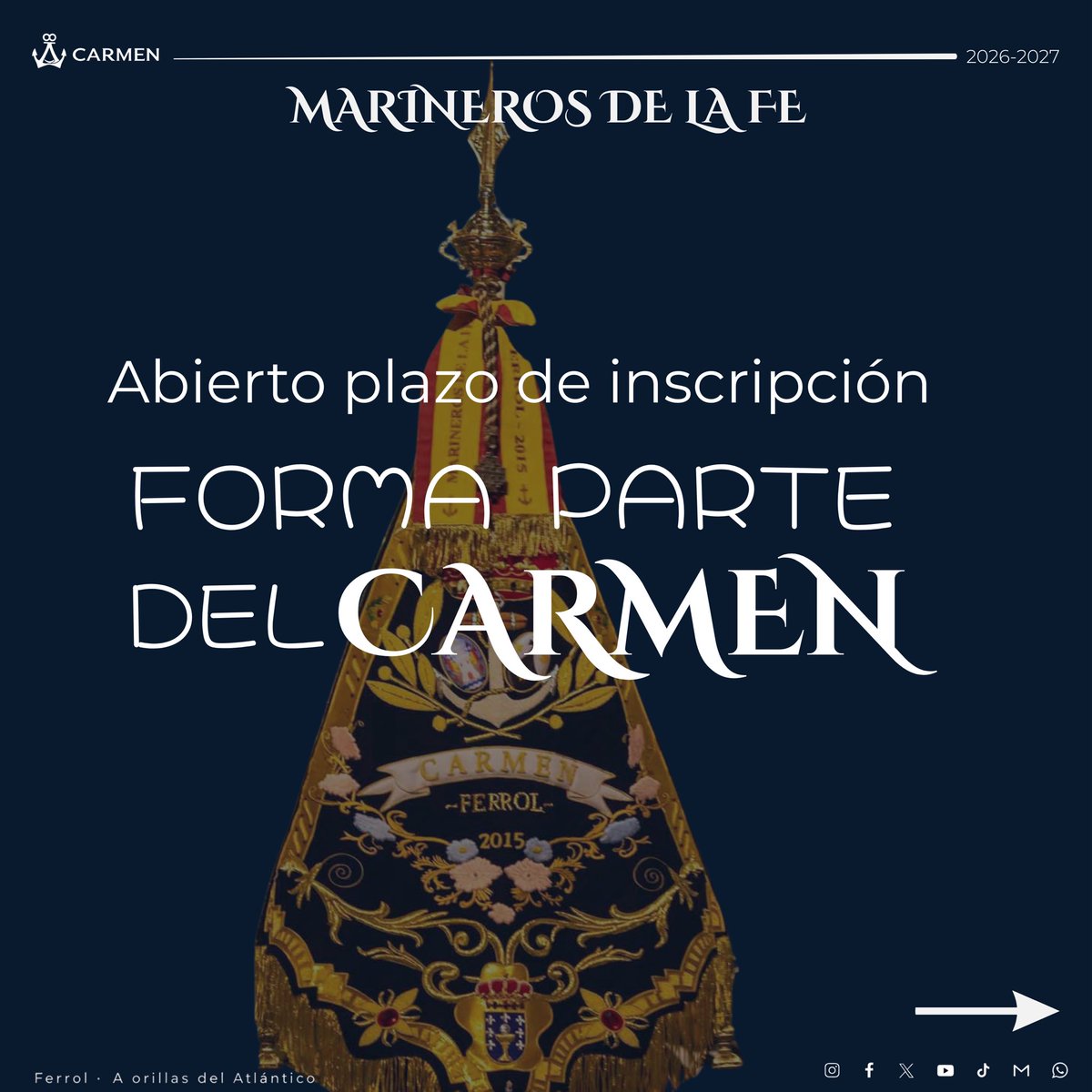 AMVCARMENFERROL's tweet photo. 🚨 𝐎𝐘𝐄… 𝐒𝐈́, 𝐓𝐔́ 🚨

Si te gusta la música…
Si alguna vez sentiste algo escuchando una banda…
Si te pica el gusanillo aunque no sepas ni coger un instrumento…

👉 𝗘𝗦𝗧𝗢 𝗘𝗦 𝗣𝗔𝗥𝗔 𝗧𝗜

🎺 Se abre el plazo para entrar en el Carmen
Y no… no es “otra banda más” https://t.co/EdtMN6g26Y