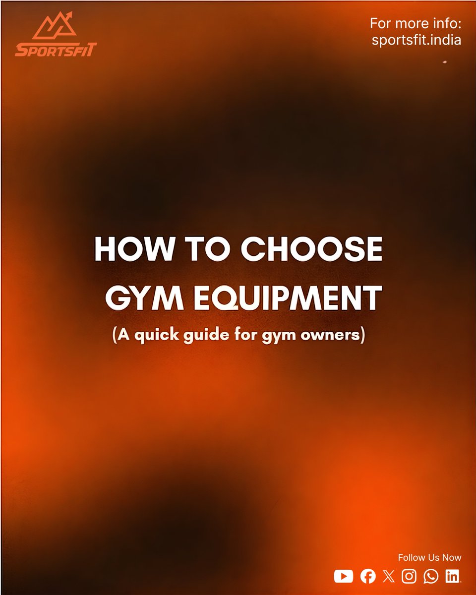 Sportsfit4's tweet image. Choosing the right gym equipment isn’t just about machines—it’s about building experiences 💪
Invest smart, train better, and grow your fitness business the right way 🔥
Make every rep count with the right setup
#GymSetup #FitnessBusiness #GymEquipment #FitLife #Sportsfit