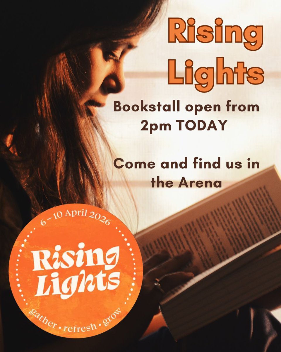 DayOneCM's tweet photo. The @risinglightsuk bookstall opens today at 2pm. Come and visit. https://t.co/f9gofx2Rvv