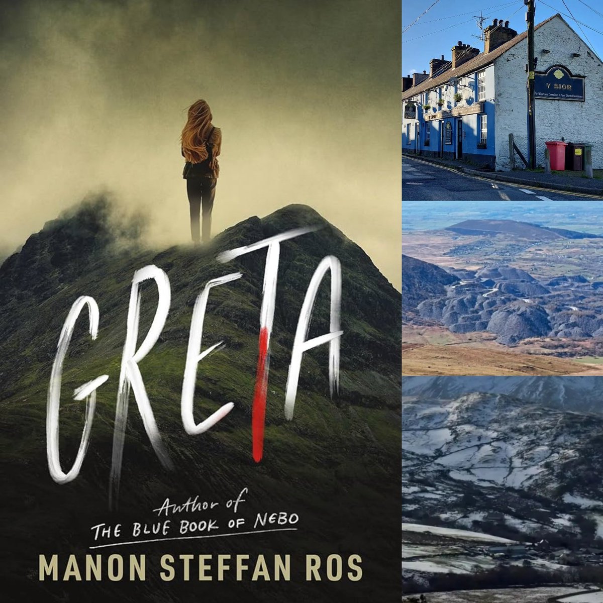 DrSarahOlive's tweet photo. Just finished #Greta by @ManonSteffanRos, the English translation of her Welsh-language book #Llechi. A why-dunnit set in slate-lined Bethesda (a starting point for favourite Eryri walks), it's an addictive read. Llechi is 1 of 6 novels on WJEC GCSE Cymraeg Language &amp; Literature. https://t.co/fqBXtKYtrd