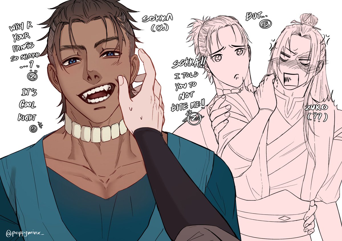 peppyminx_'s tweet photo. Okay,so um adult #zukka in omegaverse https://t.co/UDQztsuNC8