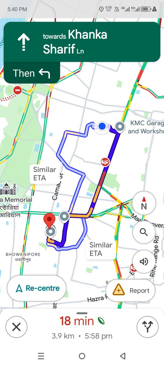 MJKING73190697's tweet photo. @shadowfax_in In your app pick up shows 0.5 km and real time 3.9 km. Either pay first or cancel it as their no response from cx support https://t.co/Q4vqWSaKMZ