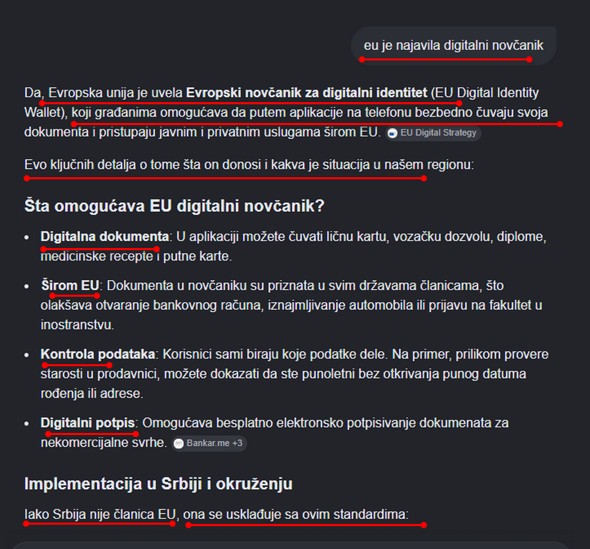 Eu je izglasala zakon o "EU Novčaniku za digitalni identitet-EU DIGITAL IDENTITY WALLET) i koji će od decembra 2026 će biti OBAVEZAN za sve građane EU . Uvod u Digitalni ID (DiD) 2029 e a potom i "Digitalni Socijalni Skor" (DSS) 2030 e . Narod i dalje spava .