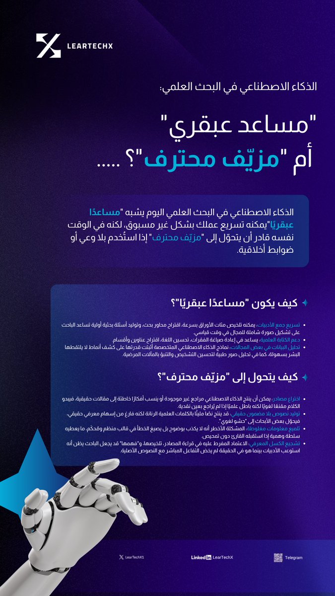 LearTechX1's tweet photo. مساعد عبقري أم مزيف محترف….
🖥️❓
#AI #LearTechX https://t.co/SBbmvh8rQC