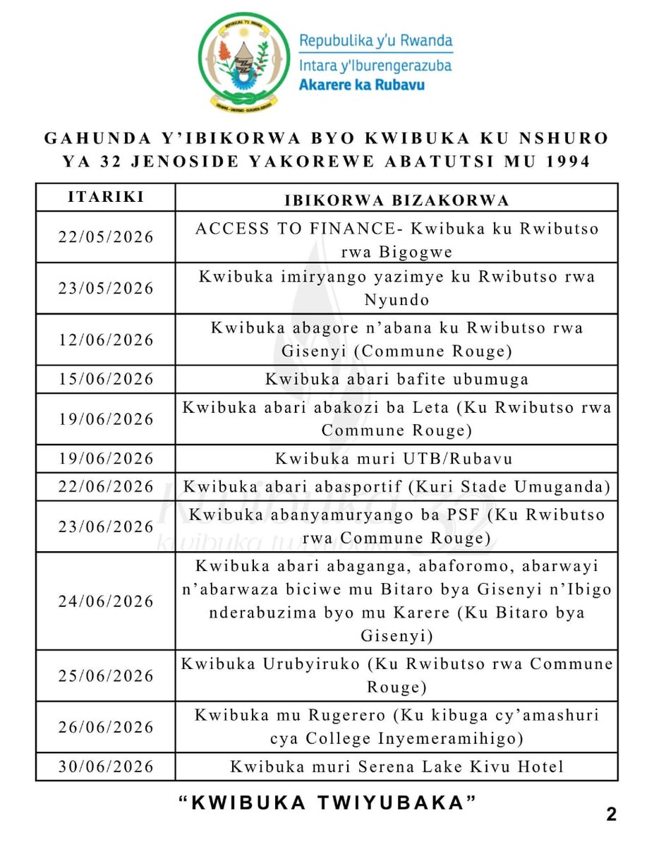 Rubavu District tweet media