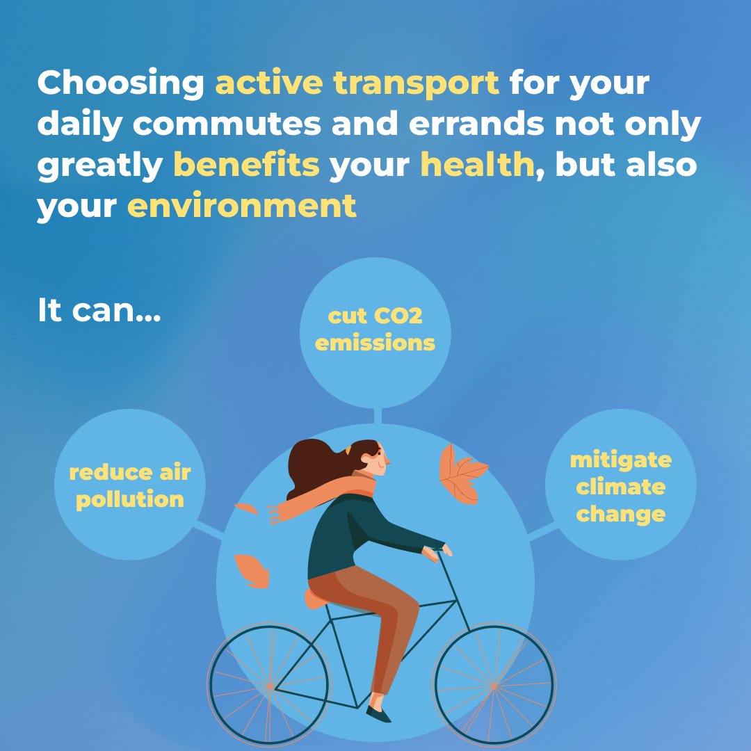 WHO_Europe's tweet image. Switch up your daily commute by walking or cycling! 

That’s a great way to mark World Day for Physical Activity—and a habit worth keeping every day.

#PhysicalActivity reduces the risks of #NCDs – from #cancer to #cardiovascular diseases.

bit.ly/3OcNmQm