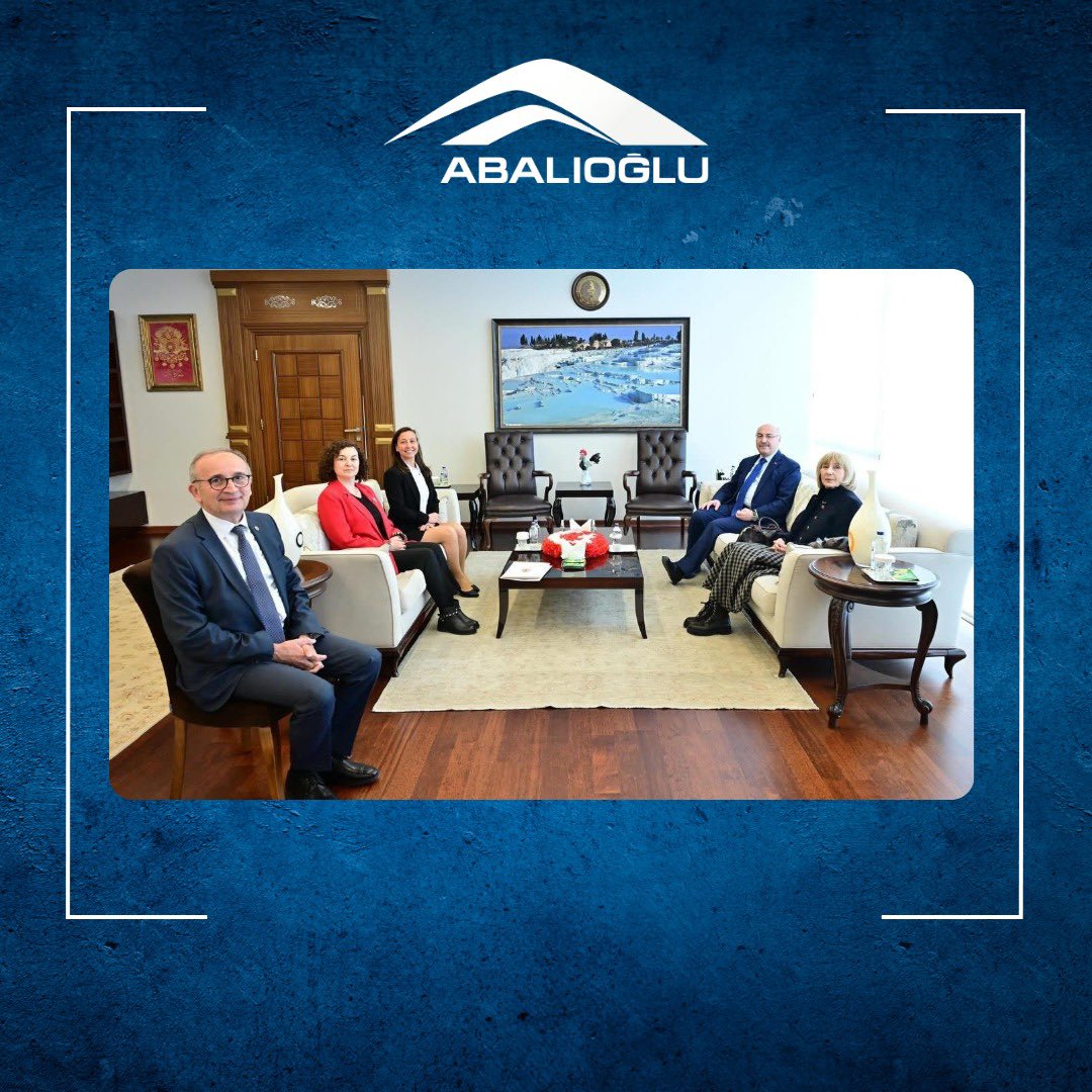 abaliogluhldg's tweet photo. Değerli yazar Ayşe Kulin ile birlikte, Abalıoğlu Holding Yönetim Kurulu Üyesi Beyza Çaputçu, Kurumsal Sosyal Sorumluluk Projeler Müdürü Ercüment Erdem, Abalıoğlu Vakfı Yöneticisi Sema Yılmaztürk Sayın Valimiz Yavuz Selim Köşger’i ziyaret ettiler. https://t.co/xcFhX9Nojh