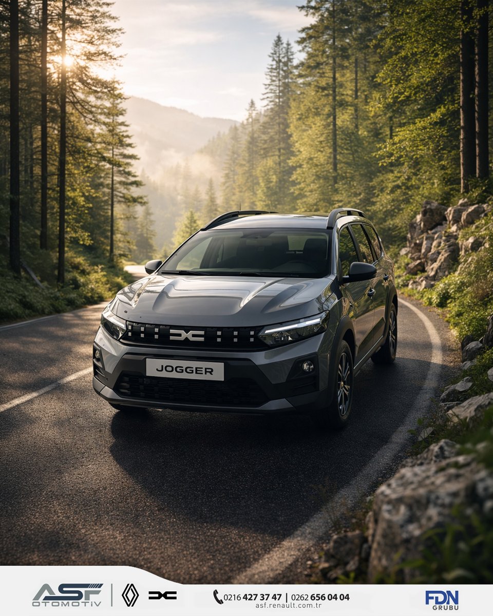Her yolculuğa biraz daha özgürlük, biraz daha genişlik, biraz daha konfor…
Dacia Jogger, geniş iç hacmi ve çok yönlü yapısıyla kalabalık yolculukları daha keyifli hale getiriyor.

Sizleri ASF Renault&amp;Dacia showroomlarımıza bekliyoruz. 🚗

 #ASFRenaultDacia #DaciaJogger