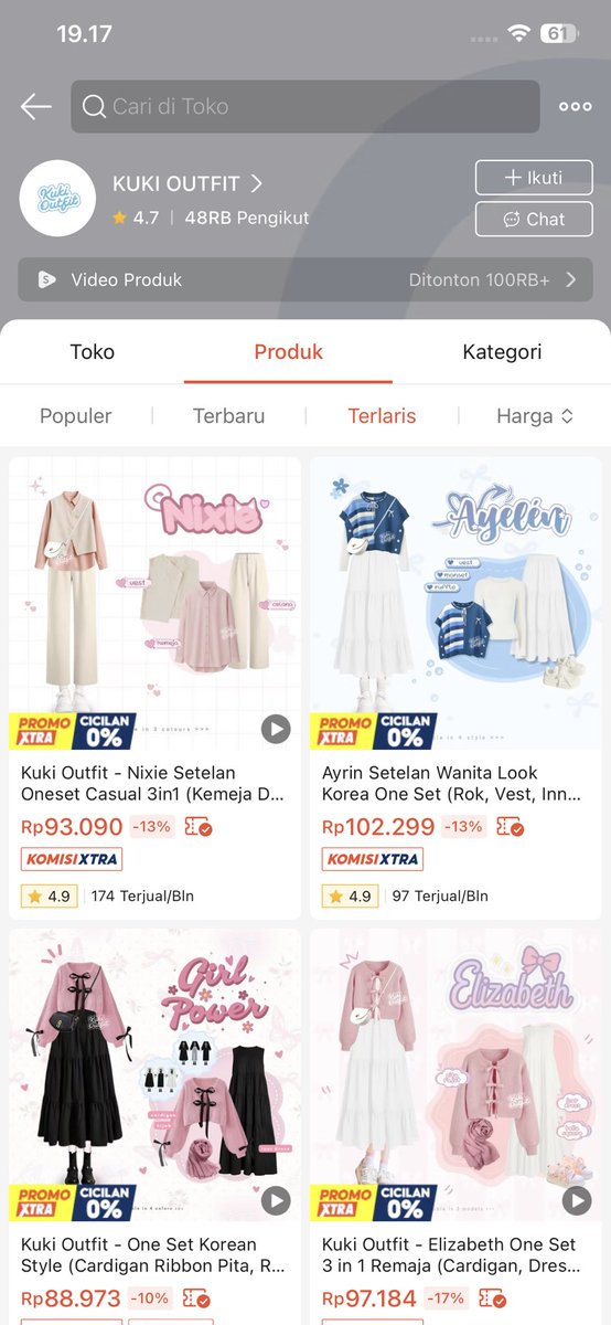 chielahk's tweet photo. ONE SET solusi instan biar kelihatan stylish tanpa RIBET ✨

Tinggal pake langsung rapi, ga perlu mix &amp; match lagi💖

Cocok buat kamu yang sat set tapi tetap effort👀🤩 https://t.co/aPs68mx7QC