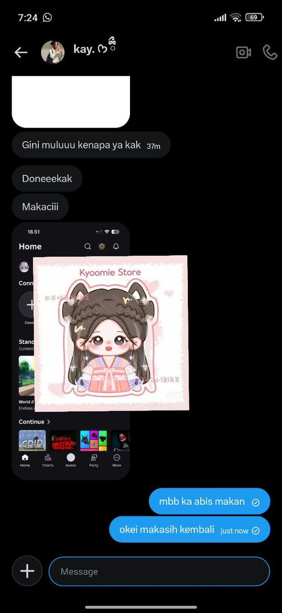 KYOOMIE STORE | OPEN REKBER JASTIP AKUN ML ROBLOX tweet media