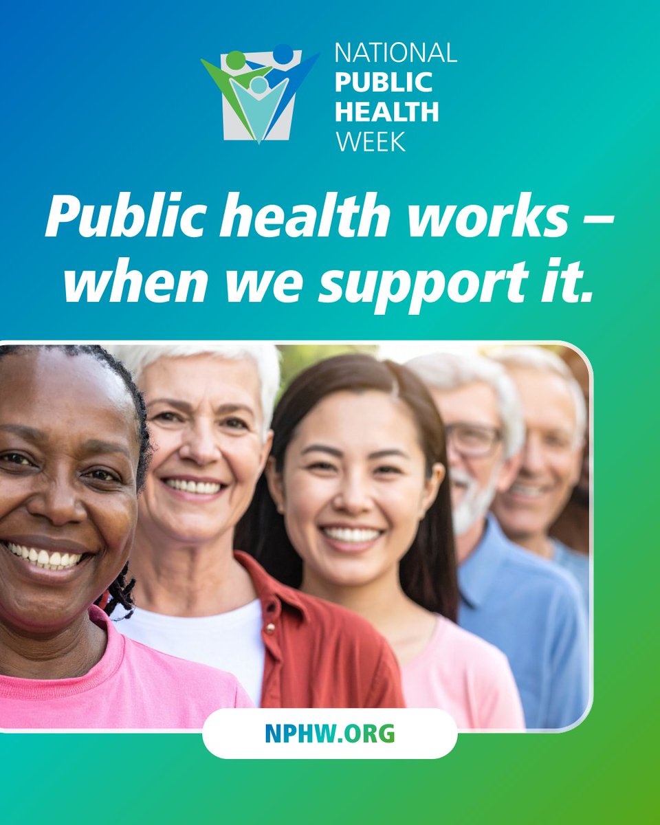 EHHD celebrating National Public Health Week April 6-10. Community support + dedicated public health professionals = Healthier Communities!