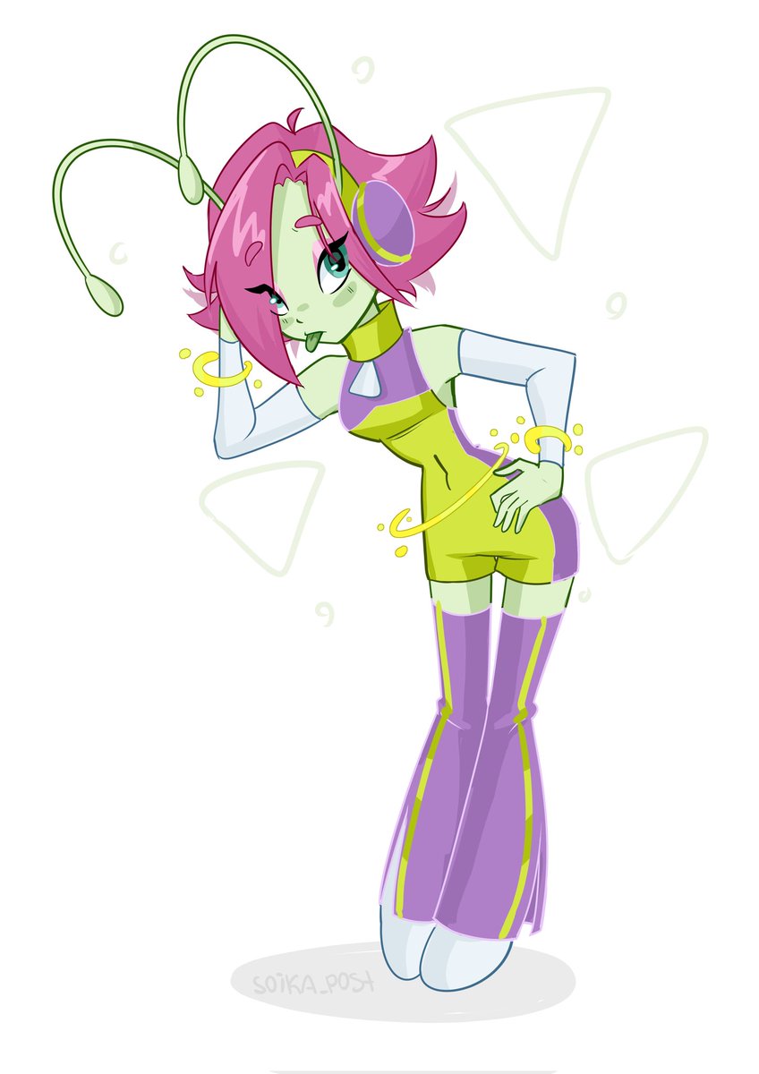 soika_post's tweet image. Someone in the comments suggested making Tecna an alien. And I loved it so much!
#tecna #winx #winxclub #artistontwitter