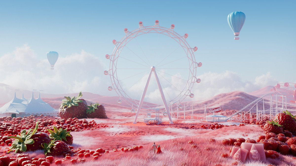 motionpunk1's tweet image. Starburst explorations, done with Framestore US back in 2023. 

#cinema4d #octanerender #artdirection