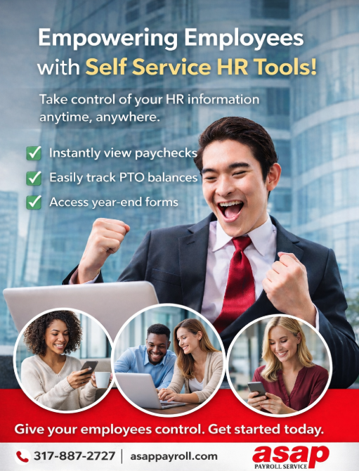 ASAPPayroll's tweet photo. Stop answering the same employee questions. Give your team instant access to pay, PTO, and documents. Employee Self Service makes it simple. https://t.co/YfuUNYwSSN