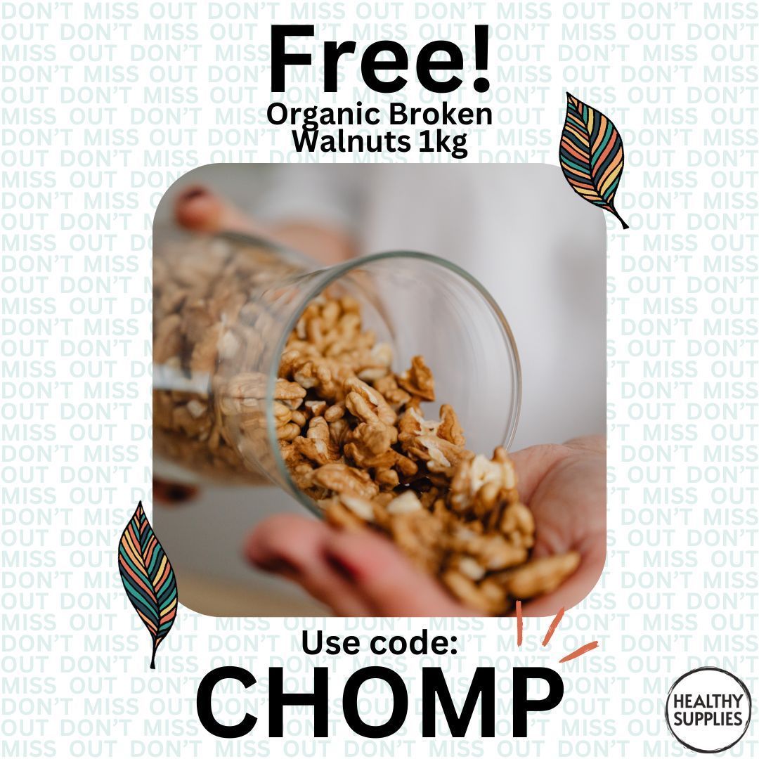 healthysupplies's tweet image. 🚨 DON'T MISS OUT! 🚨 🌰 Snack smarter with a FREE 1kg bag of Sussex Wholefoods organic broken walnuts! Limited time offer! Nutrient-rich goodness delivered. 🛒🎉 Valid on orders £50 and over, redeem with code CHOMP. #HealthySnacking #OrganicGoodies
🔗 healthysupplies.co.uk/free-sussex-wh…