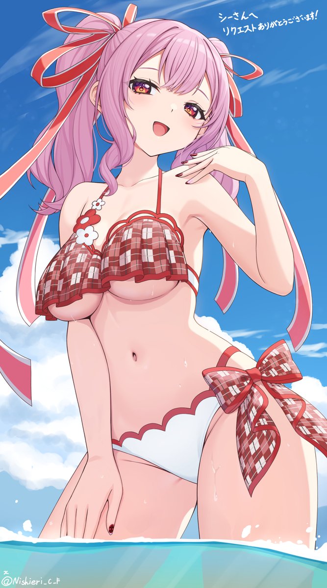 「Skebリクエスト、いつでも受け付けてます!!!」|西のエリ🦋🎨のイラスト