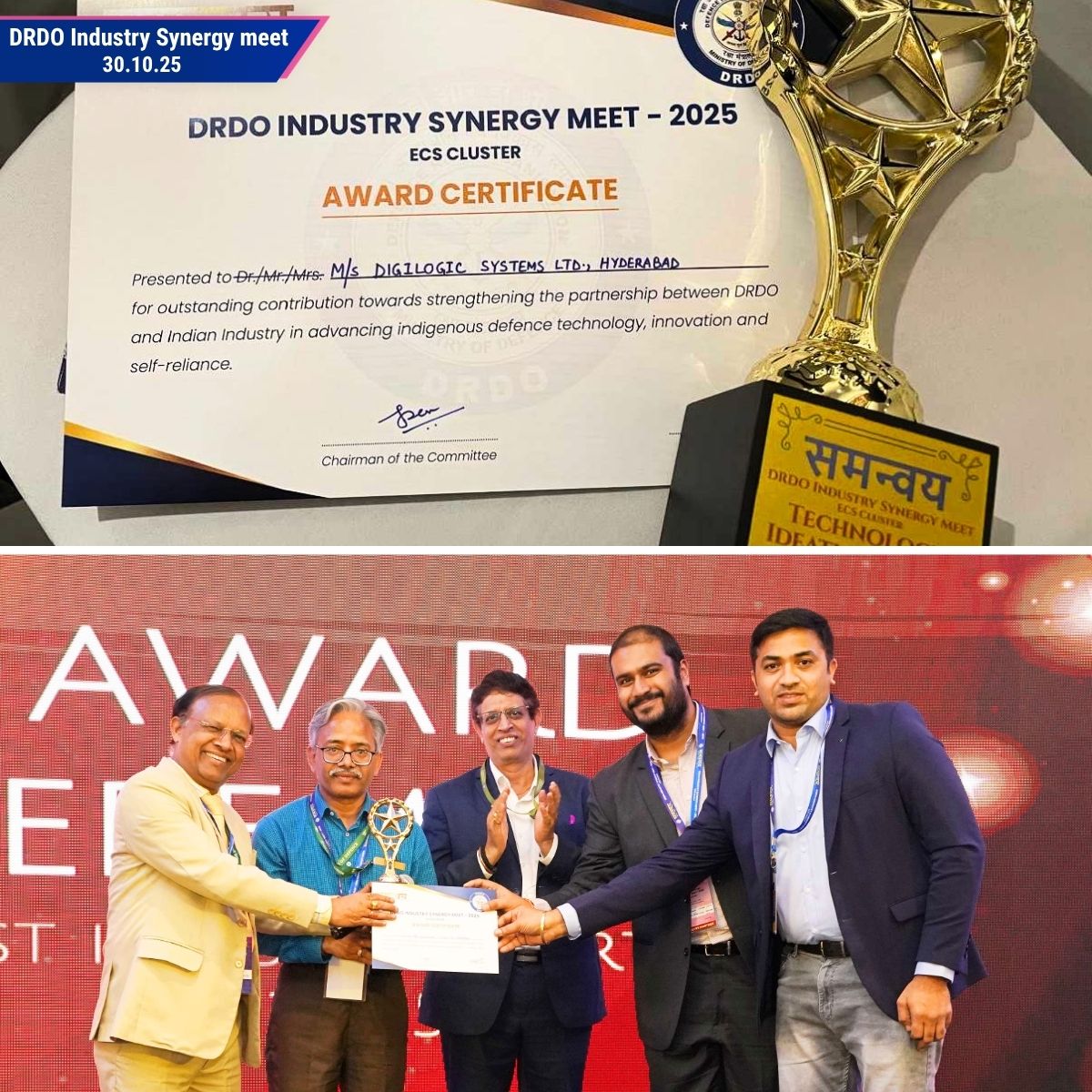 DigilogicSystem's tweet photo. A snapshot of our FY 2025-26 industry engagements, where we had the opportunity to participate in key industry events, ranging from Defencexpo to technical symposiums.
We look forward to continued collaboration in FY 2026-27.

#Defence #Aerospace #TestAutomation #DigilogicSystems https://t.co/RbzgIEjcLh
