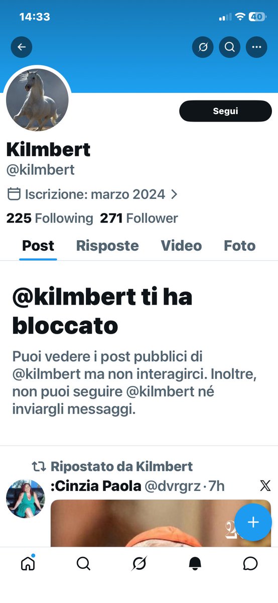 gli scrivi che sono falsi profili e ti bloccano 😂😂😂