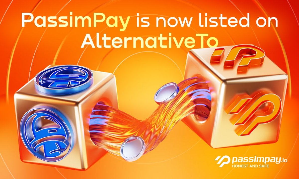⚡️ PassimPay x AlternativeTo

📈 Getting listed on <a href="/AlternativeTo/">AlternativeTo</a> is a great step forward for us. The platform is designed to help people find the best tech tools, and having PassimPay featured there shows we’re on the right track to becoming a go-to solution for businesses