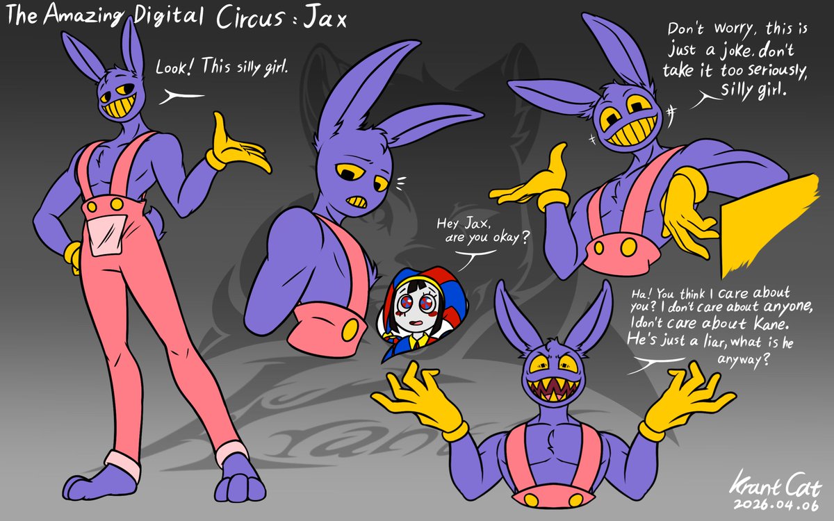 LZCat92's tweet photo. Tablet Drawing.

The Amazing Digital Circus : Jax🐰💜
Jax : Look! This silly girl.

#tadc #theamazingdigitalcircus #Jax
#theamazingdigitalcircusjax #pomni
#theamazingdigitalcircuspomni https://t.co/A9gYMLi7Th