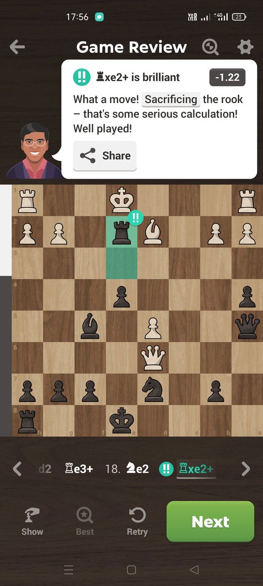 Jay__525's tweet photo. Sacrificed the same rook twice hope gothamchess watches this!! https://t.co/sRl7nC0VJX