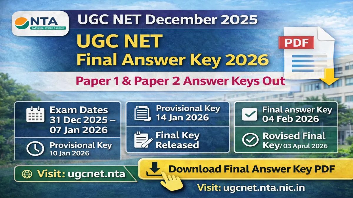 Sarkari_Result1's tweet image. #UGC #NET Final Answer Key 2026 Out🔥🔥
@Sarkari_Result1 #SarkariResult

Click Below Link To Download 👇
sarkariresult.app/ugc-net-decemb…
