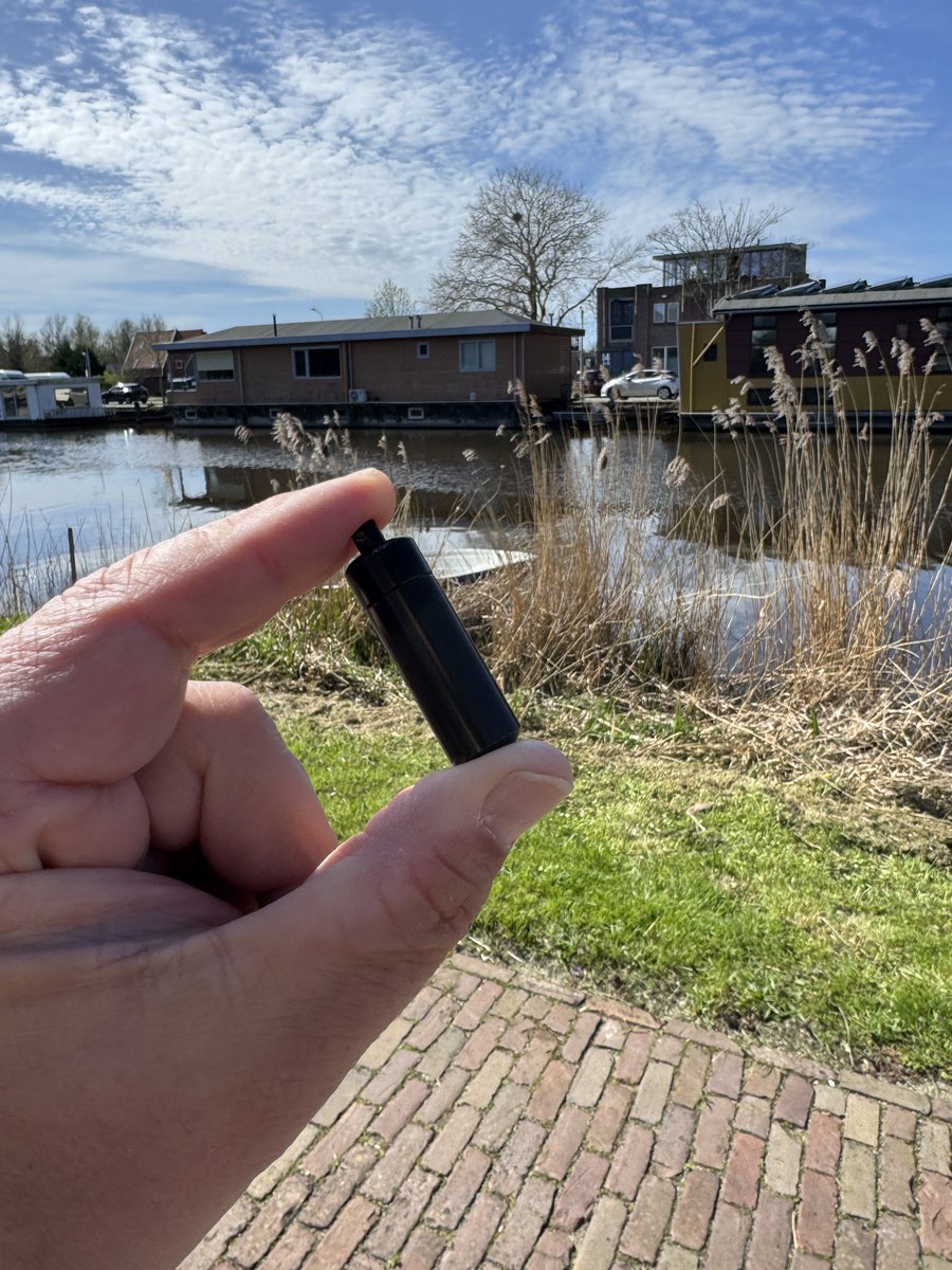 THFCWoutor's tweet image. Nr 1504 langs de vaart in Wormerveer #geocache #geocaching