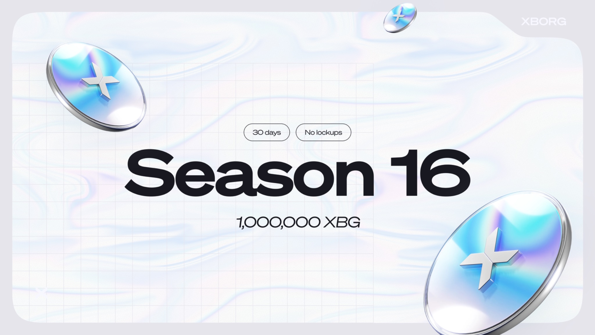 XBorg Season 16: 1,000,000 XBG Rewards