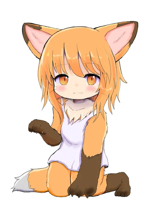 アカギツネ化です #illustration #イラスト