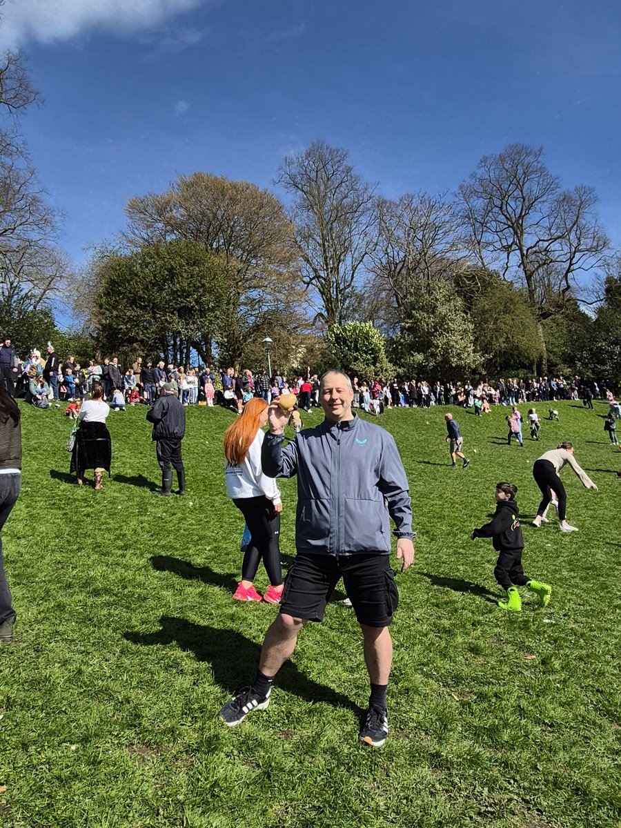 Did someone say bring a potato 🥔 For the record no spuds were rolled today #Potatoeshavefeelingstoo #EggRolling <a href="/GranadaReports/">ITV Granada Reports</a> <a href="/BBCNWT/">BBC North West</a> <a href="/peta/">PETA</a>