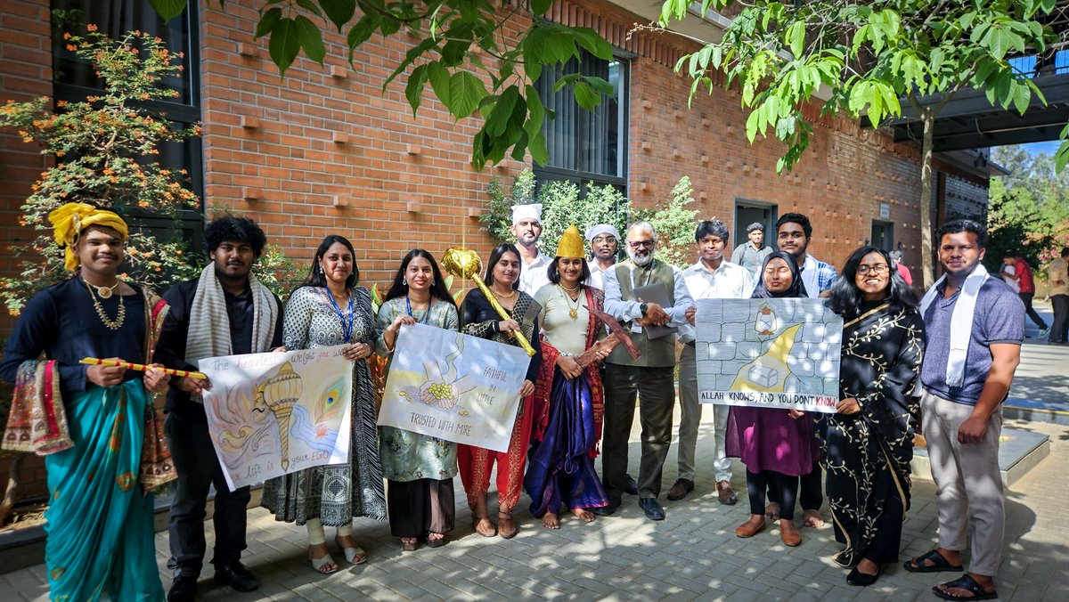 nsbindia's tweet image. On 5th April 2026, PGDM 2025–27 at NSB Bangalore turned classrooms into hubs of creativity &amp;amp; insight.Through plays, films &amp;amp; presentations, students explored Dharma, Vasudhaiva Kutumbakam &amp;amp; Guru–Shishya—linking ancient wisdom to ethical leadership
 today.
#NSBBangalore #PGDM2025