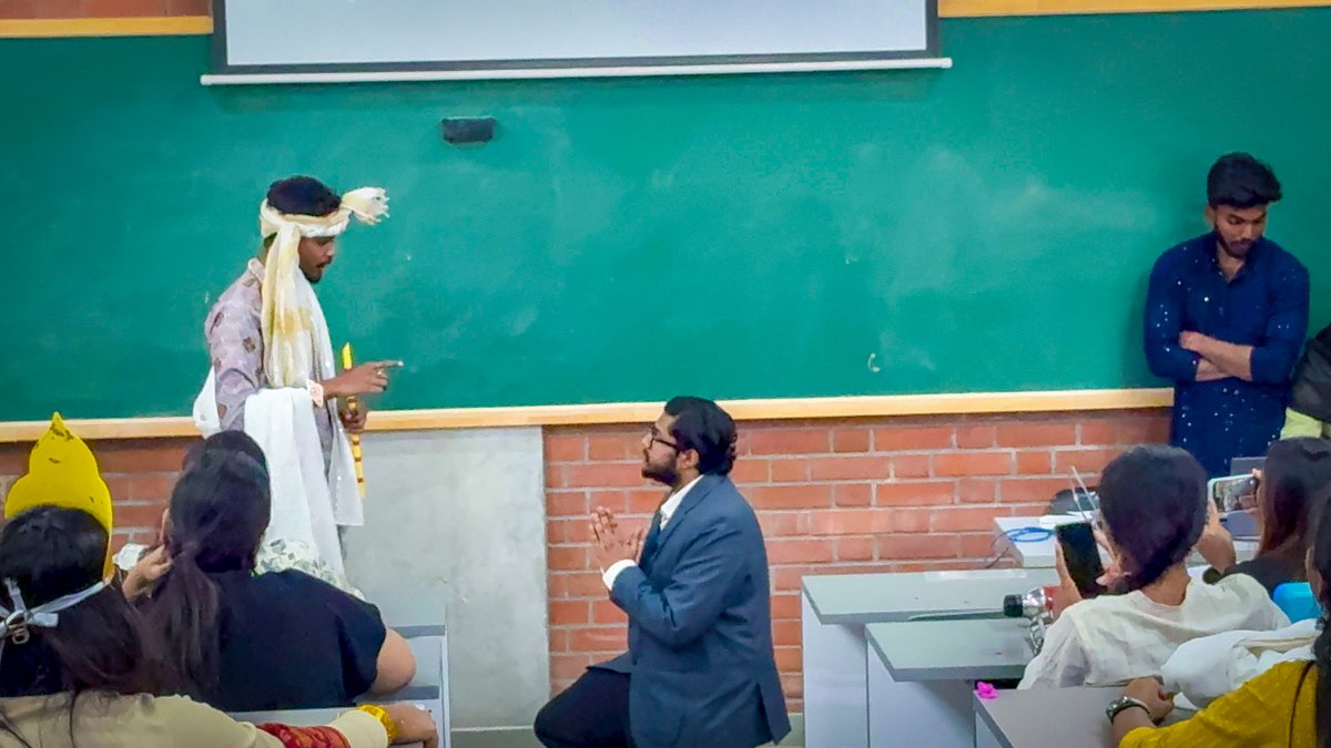 nsbindia's tweet image. On 5th April 2026, PGDM 2025–27 at NSB Bangalore turned classrooms into hubs of creativity &amp;amp; insight.Through plays, films &amp;amp; presentations, students explored Dharma, Vasudhaiva Kutumbakam &amp;amp; Guru–Shishya—linking ancient wisdom to ethical leadership
 today.
#NSBBangalore #PGDM2025