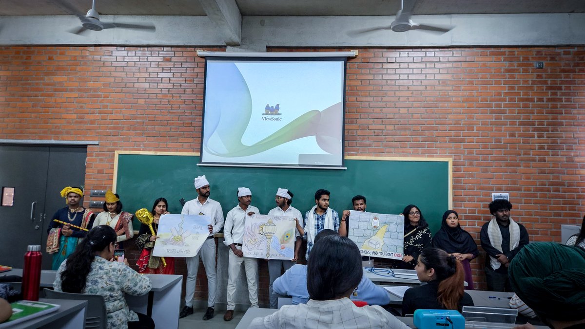 nsbindia's tweet image. On 5th April 2026, PGDM 2025–27 at NSB Bangalore turned classrooms into hubs of creativity &amp;amp; insight.Through plays, films &amp;amp; presentations, students explored Dharma, Vasudhaiva Kutumbakam &amp;amp; Guru–Shishya—linking ancient wisdom to ethical leadership
 today.
#NSBBangalore #PGDM2025