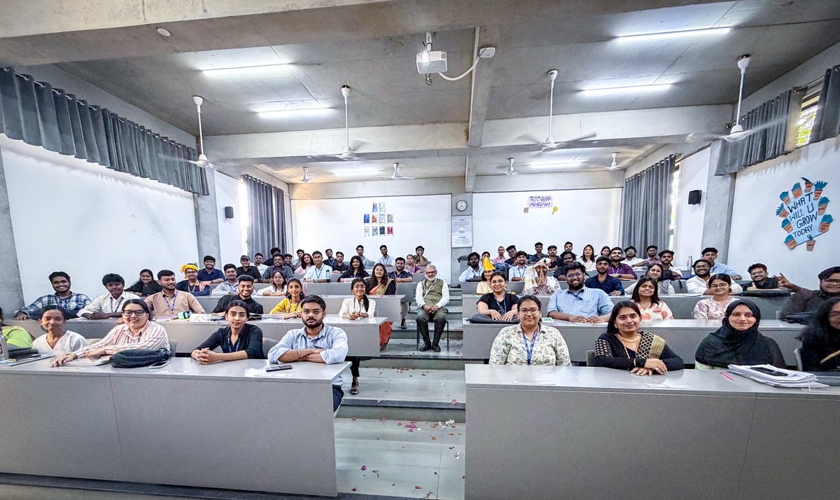 nsbindia's tweet image. On 5th April 2026, PGDM 2025–27 at NSB Bangalore turned classrooms into hubs of creativity &amp;amp; insight.Through plays, films &amp;amp; presentations, students explored Dharma, Vasudhaiva Kutumbakam &amp;amp; Guru–Shishya—linking ancient wisdom to ethical leadership
 today.
#NSBBangalore #PGDM2025