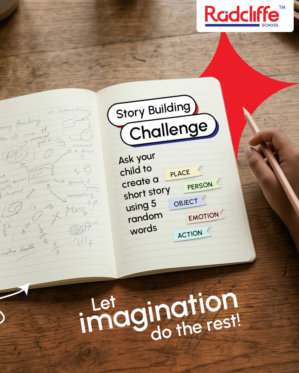 Turn 5 random prompts into a whole new story, because every child has a storyteller waiting to be heard.

Give it a try at home and watch the magic unfold 💭📖
And hey, we’d love to read what they create!💖

DM us your child’s story and let their imagination take centre stage.