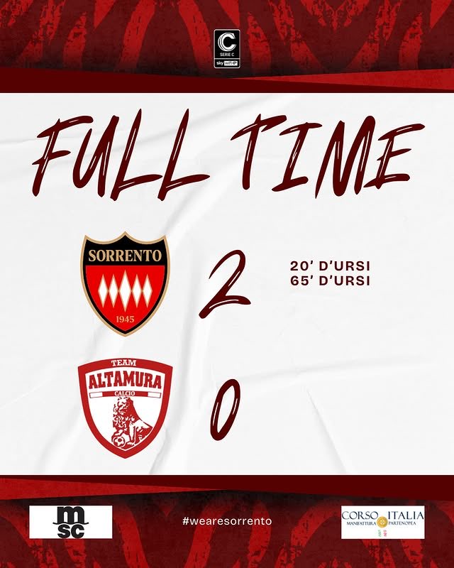 Sorrento Calcio 1945 tweet media