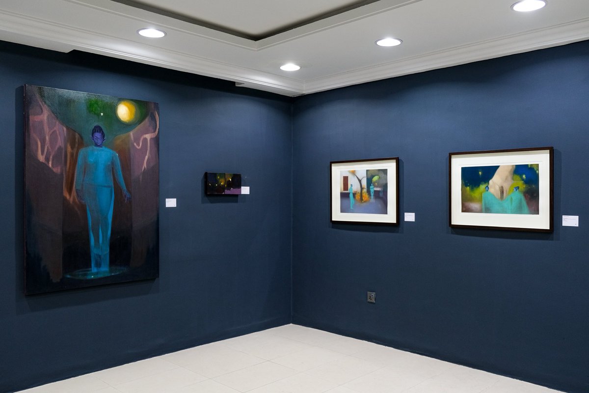 __oyeyipo's tweet photo. Installation views: Hypnagogia 🌘

📍 Wunika Mukan Gallery, Lagos.
April 4 — April 25, 2026. https://t.co/hzVBRBsS7H