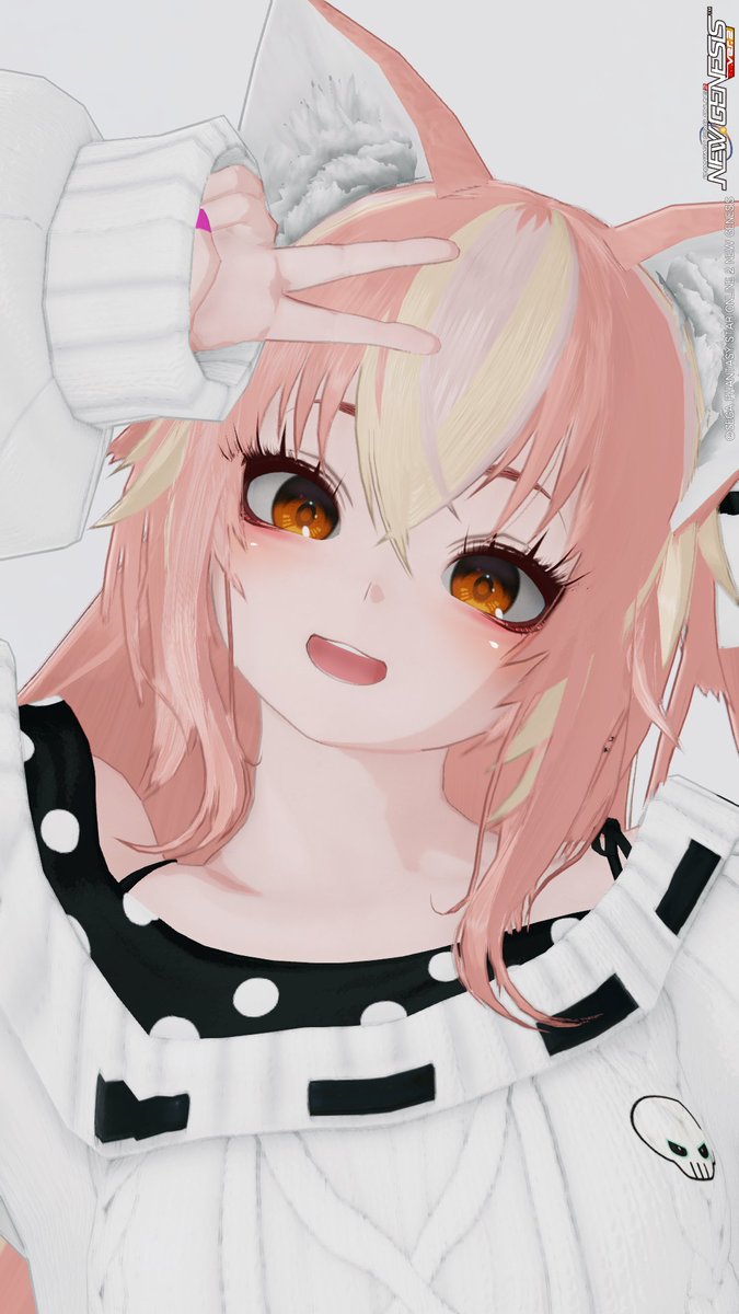 おはんよ！！（無加工）
#ぷそかおようび 
#PSO2NGS_SS