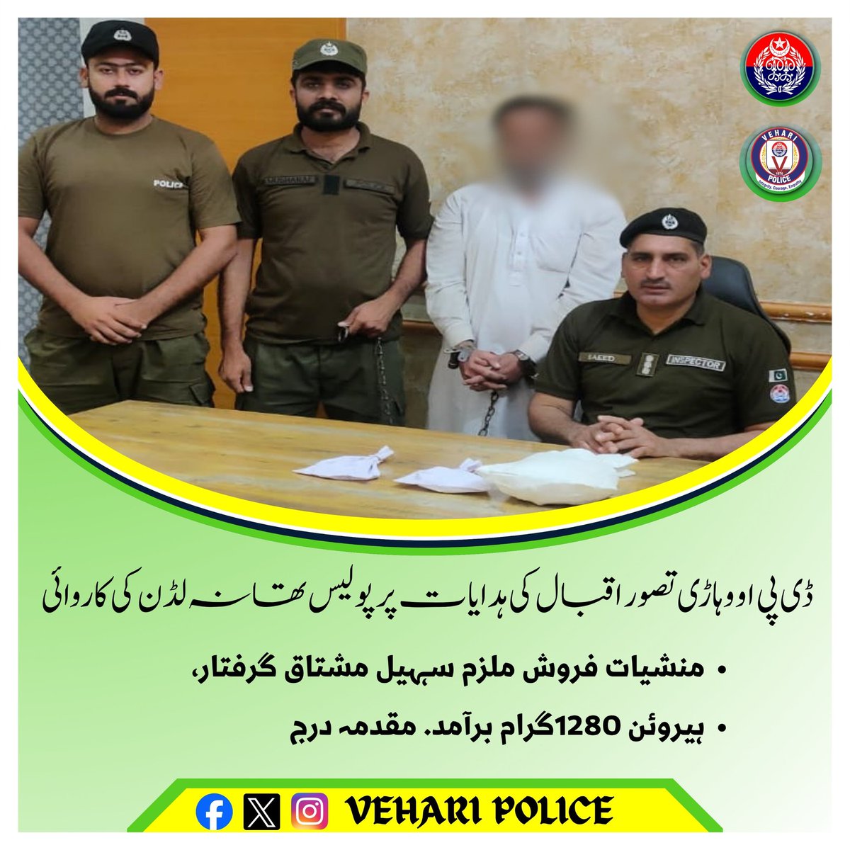 Vehari Police tweet media