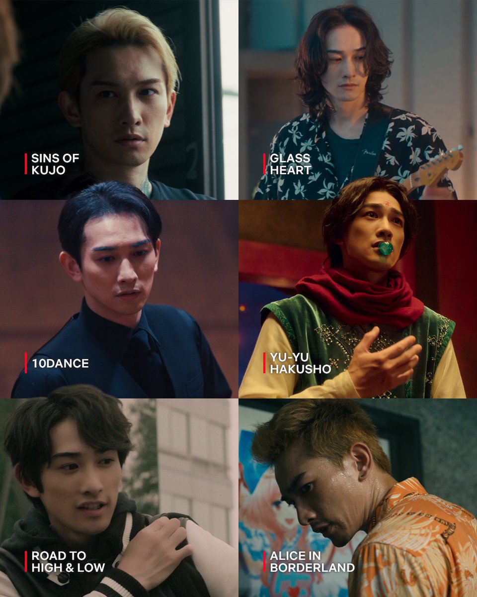 NetflixID's tweet photo. Rambut gondrong, rambut item, blonde, bahkan pake dot sekalipun juga cocok 😌✨ Keita Machida di Netflix, versi mana yang jadi favorit kamu? https://t.co/8WFQVdNu5v