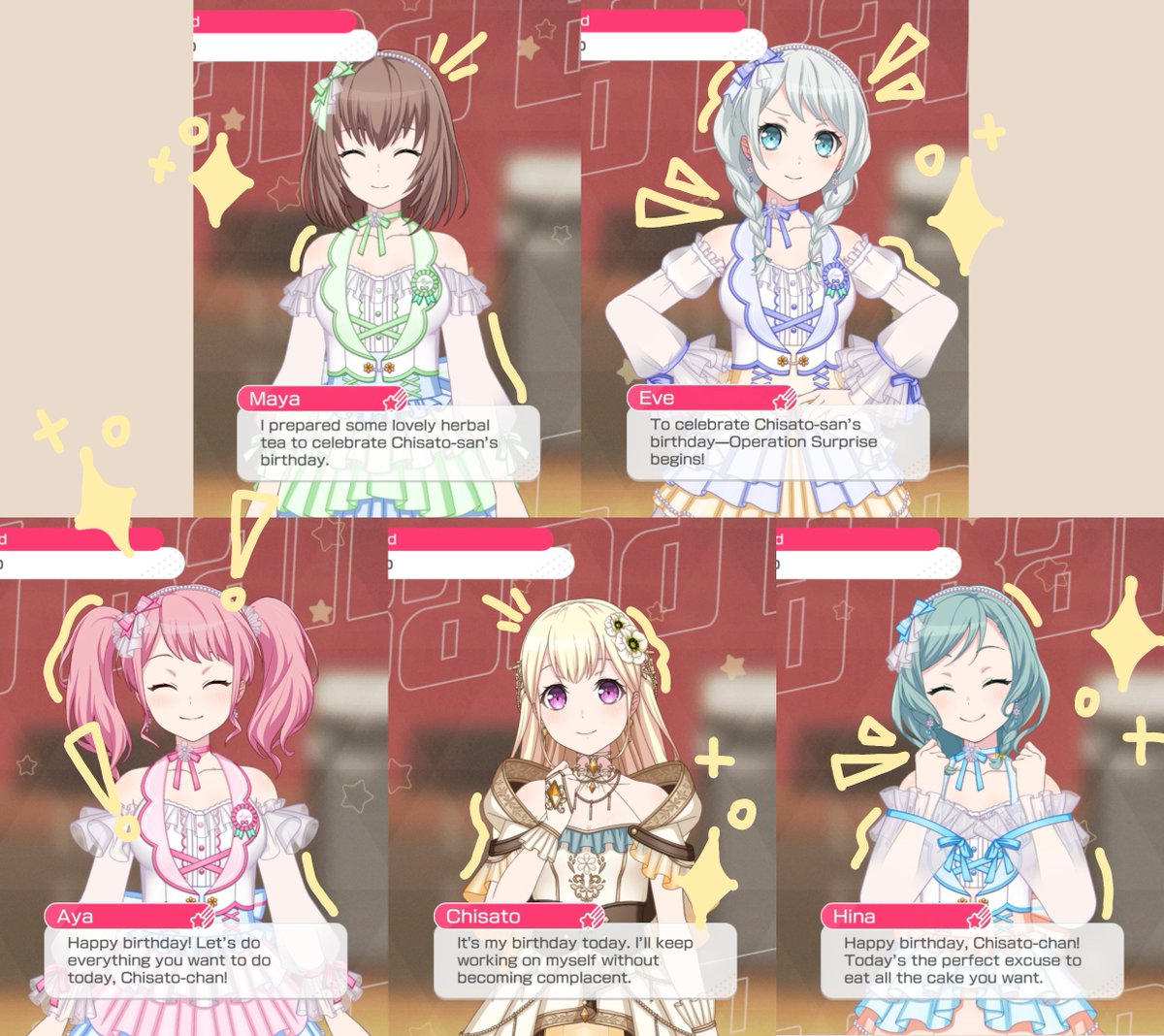 hourly chisato tweet media