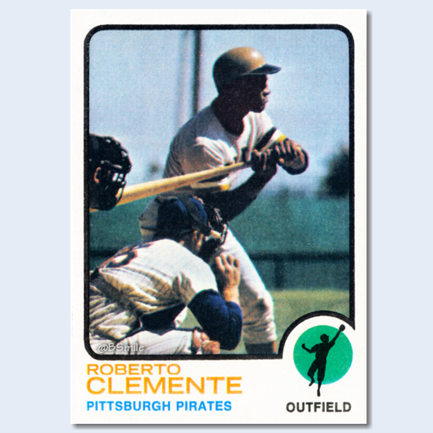 BSmile's tweet image. 1973 Topps Roberto Clemente Baseball Card #MLB #Pirates #Legend