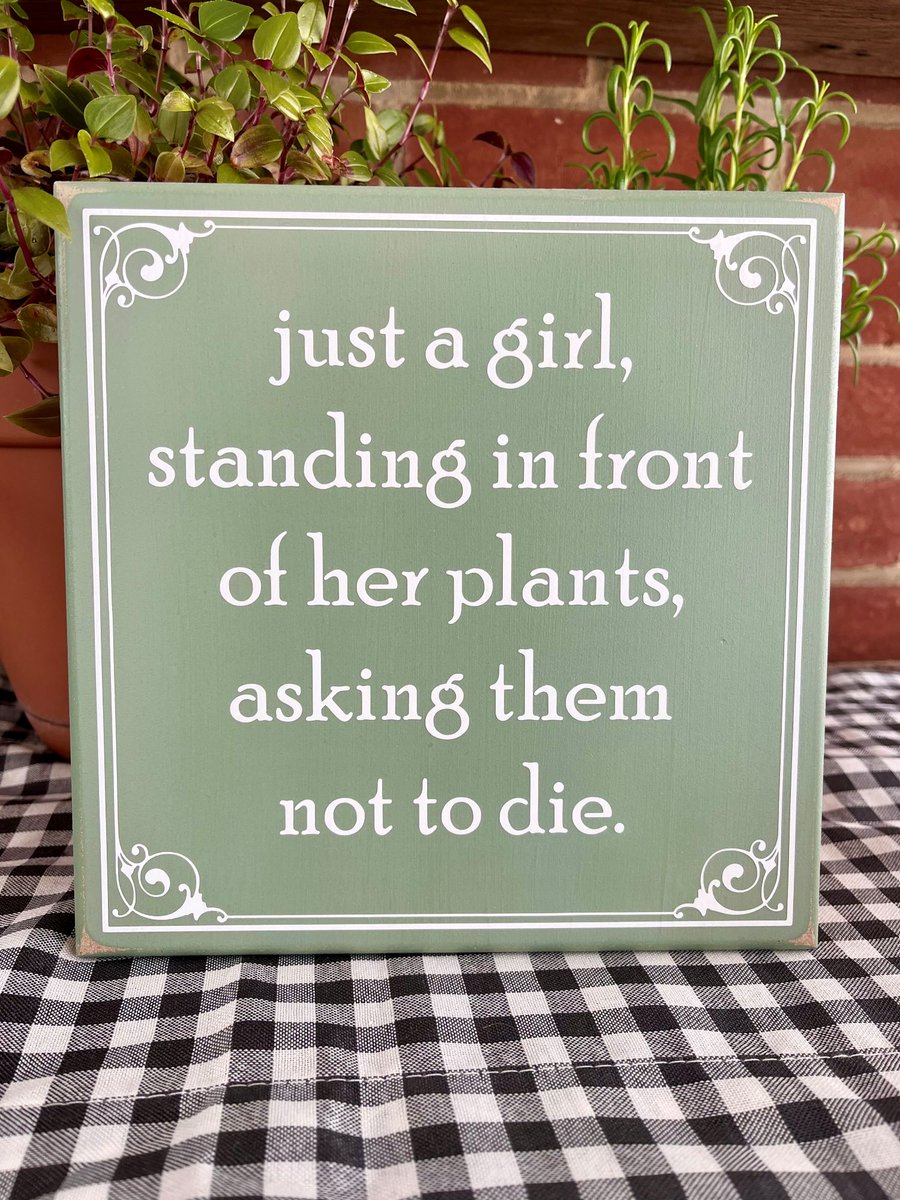 CountryWorkshp's tweet photo. Just a Girl Plant Lover Sign #GardenerGift #justagirl #diginthedirt #dontdie https://t.co/QzYf21aO2n via @Etsy https://t.co/GbvVDLAmaz