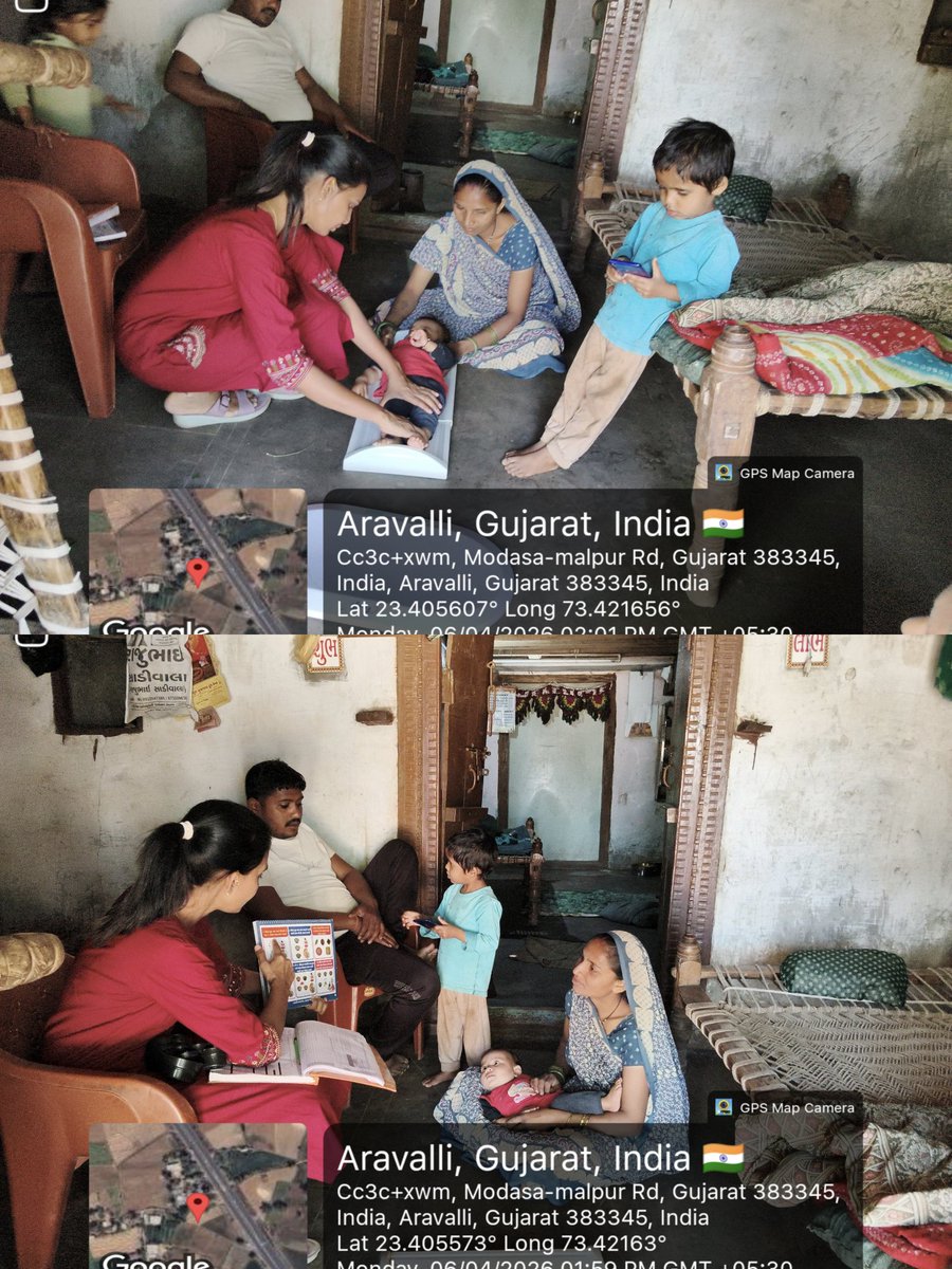 Today's OPD, amurtpan abhiyan visit,high risk anc visit ,tb pt visit at sompur ,tiski ,jeswadi vill also cross checked by AMO nd FHS shree .. AAM -Sompur Phc-SATARDA block -malpur