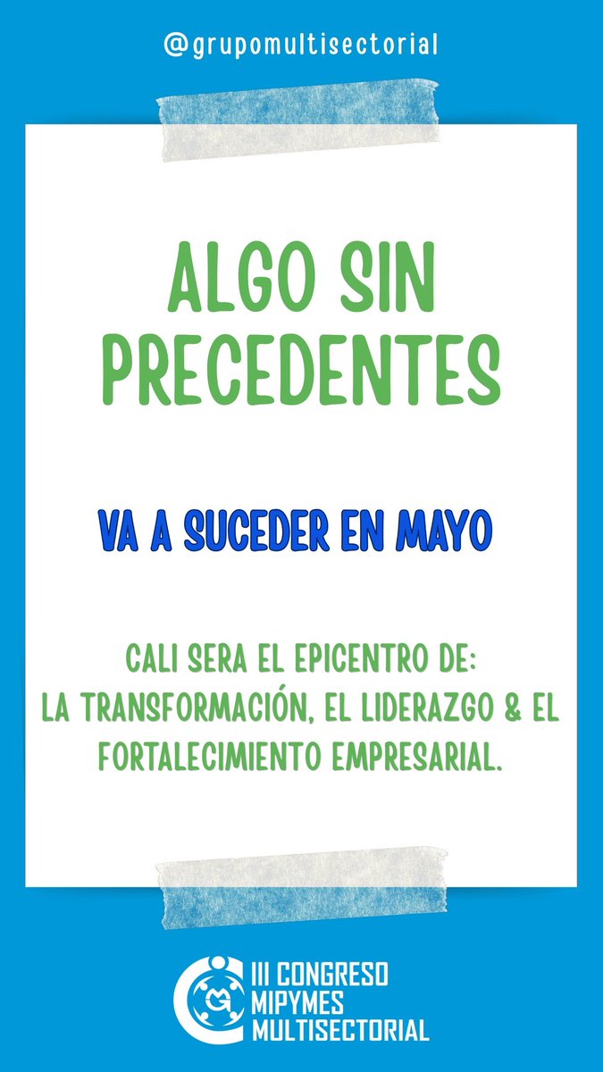 GMULTISECTORIAL's tweet photo. Llegó el momento de prepararnos... https://t.co/jq6YeOQRSH
