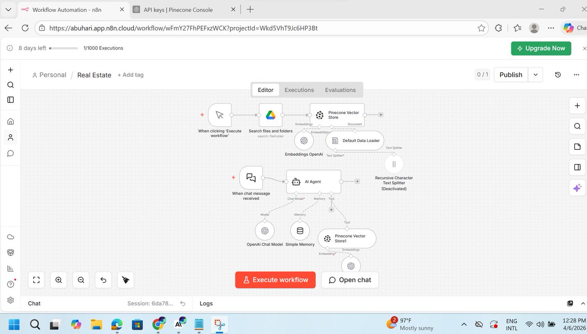 mr_amedy's tweet image. Real estate teams get flooded with messages daily.

I built an AI customer support system that replies instantly, provides accurate property info, and keeps track of conversations.

Save time &amp;amp; capture every lead..

 #AI #Automation @AutomationKing0 @NexithAIAcademy #n8n
