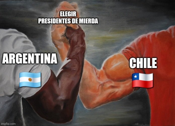 Lo único que tienen en común la #Argentina y #Chile, son las mierdas de presidentes empobrecedores que eligieron