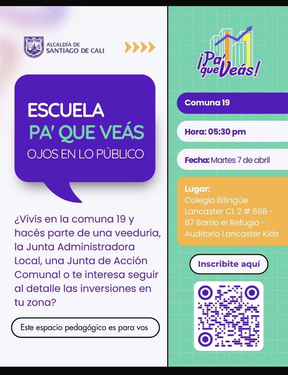#Comuna19 
Link de inscripción ⬇️⬇️⬇️
forms.gle/3SmDJL316aDwvs…