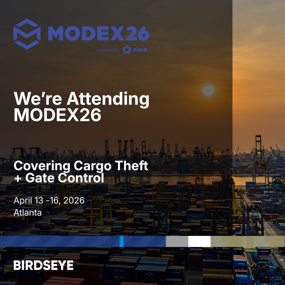 Cargo theft is increasing. Gate control is under pressure.

AI is changing how operators manage both.

We’ll be at #MODEX26 next week.
Connect with us: zurl.co/A2NSW

📍 April 13–16 | Atlanta
#CargoTheft #Logistics #AI